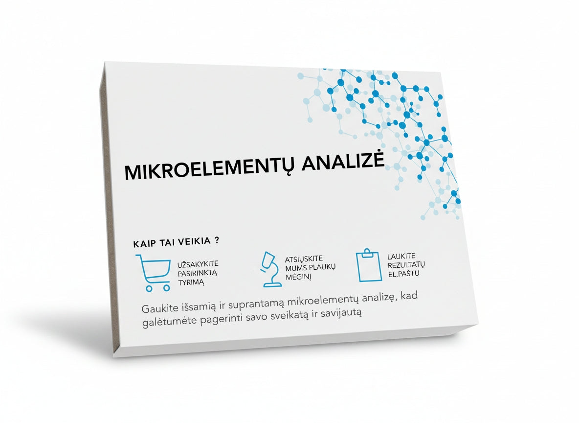 Mikroelementų analizė Jums